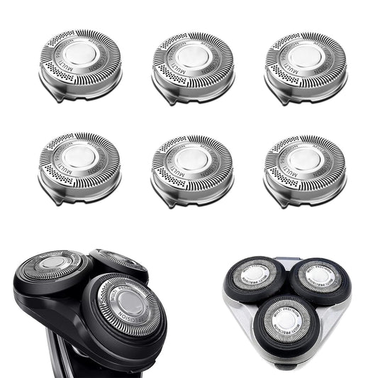 SH50/52 Replacement Heads for Philips Norelco Series 5000,Electric Shavers, Compatible with S5000,S5100,S5500 Series,6 pack Beauty and Personal Care Ruixin
