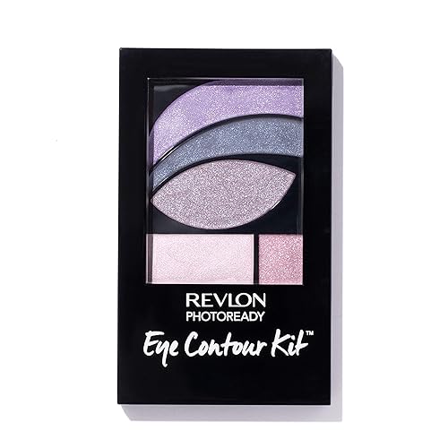 REVLON PhotoReady Eye Contour Kit, Eyeshadow Palette with 5 Wet/Dry Shades & Double-Ended Brush Applicator, Watercolors (520), 0.1oz Beauty & Personal Care REVLON