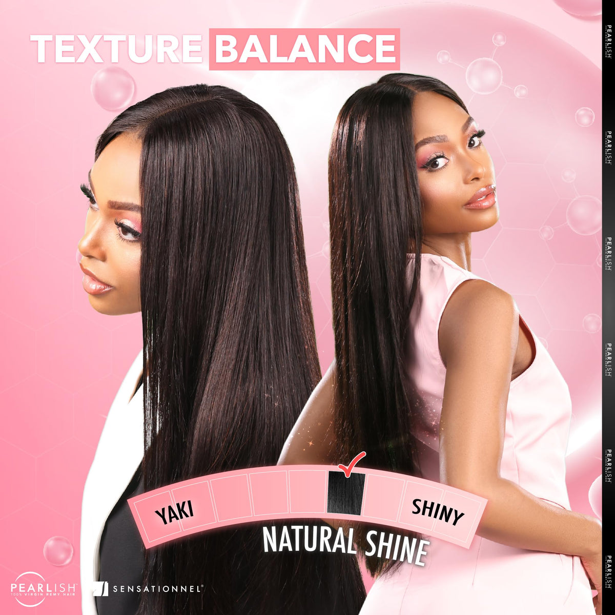 Sensationnel Pearlish Bundle Human Hair-Euro Body,18 Inch, NATURAL/BLACK