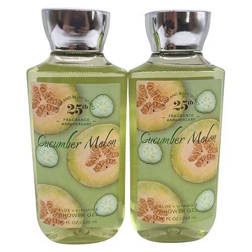 Bath & Body Works Shower Gel, Gift Set of 2, 10oz Each (Cucumber Melon) Beauty & Personal Care Bath & Body Works