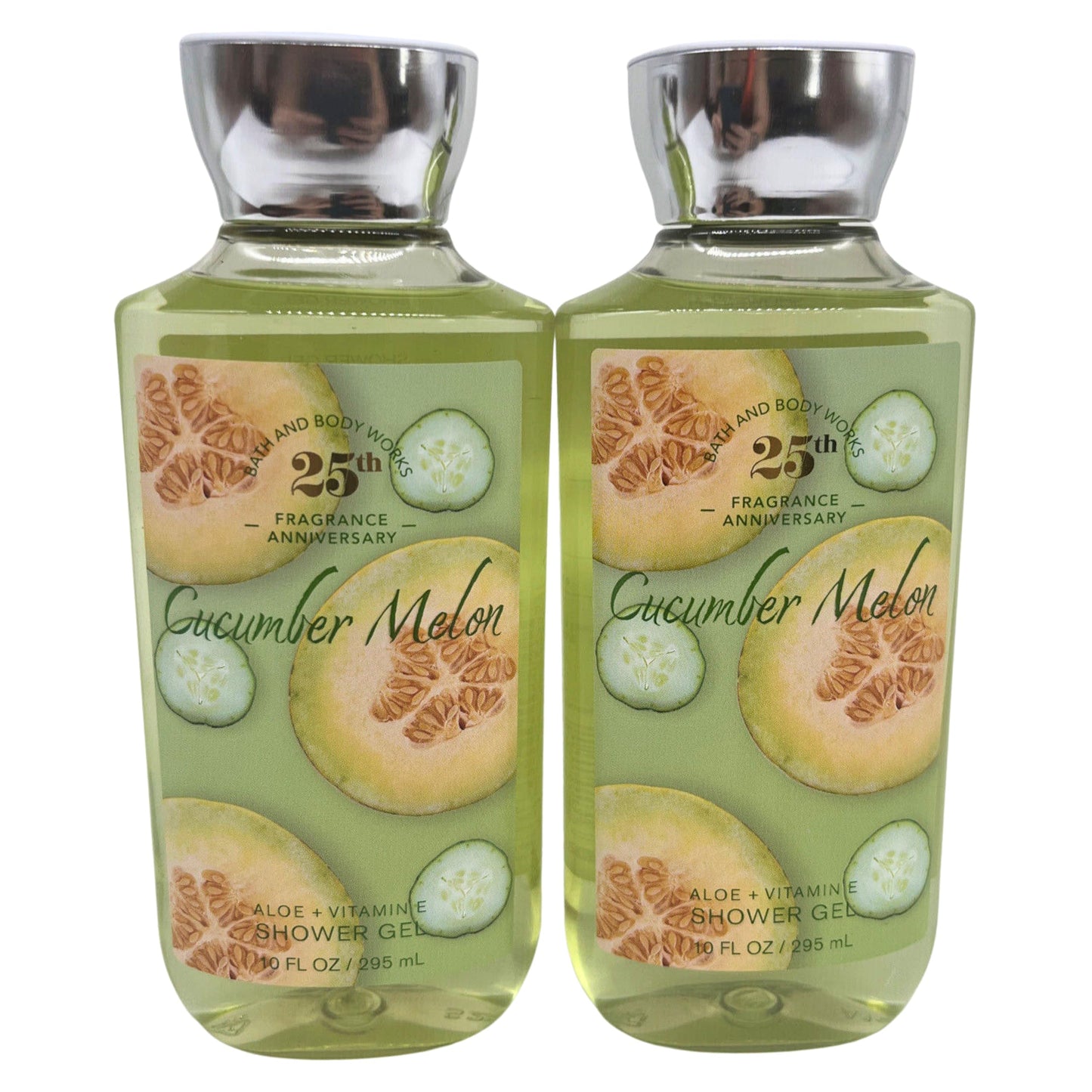 Bath & Body Works Shower Gel, Gift Set of 2, 10oz Each (Cucumber Melon) Beauty & Personal Care Bath & Body Works