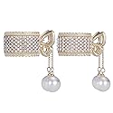 Textention Small Hair Claw Clips for High Ponytail, 2 Pieces Rhinestone Shark Hair Clips with Nonslip Mini Pearl Hair Clamps, Hair Clips Hairpins Hair Beauty & Personal Care Textention