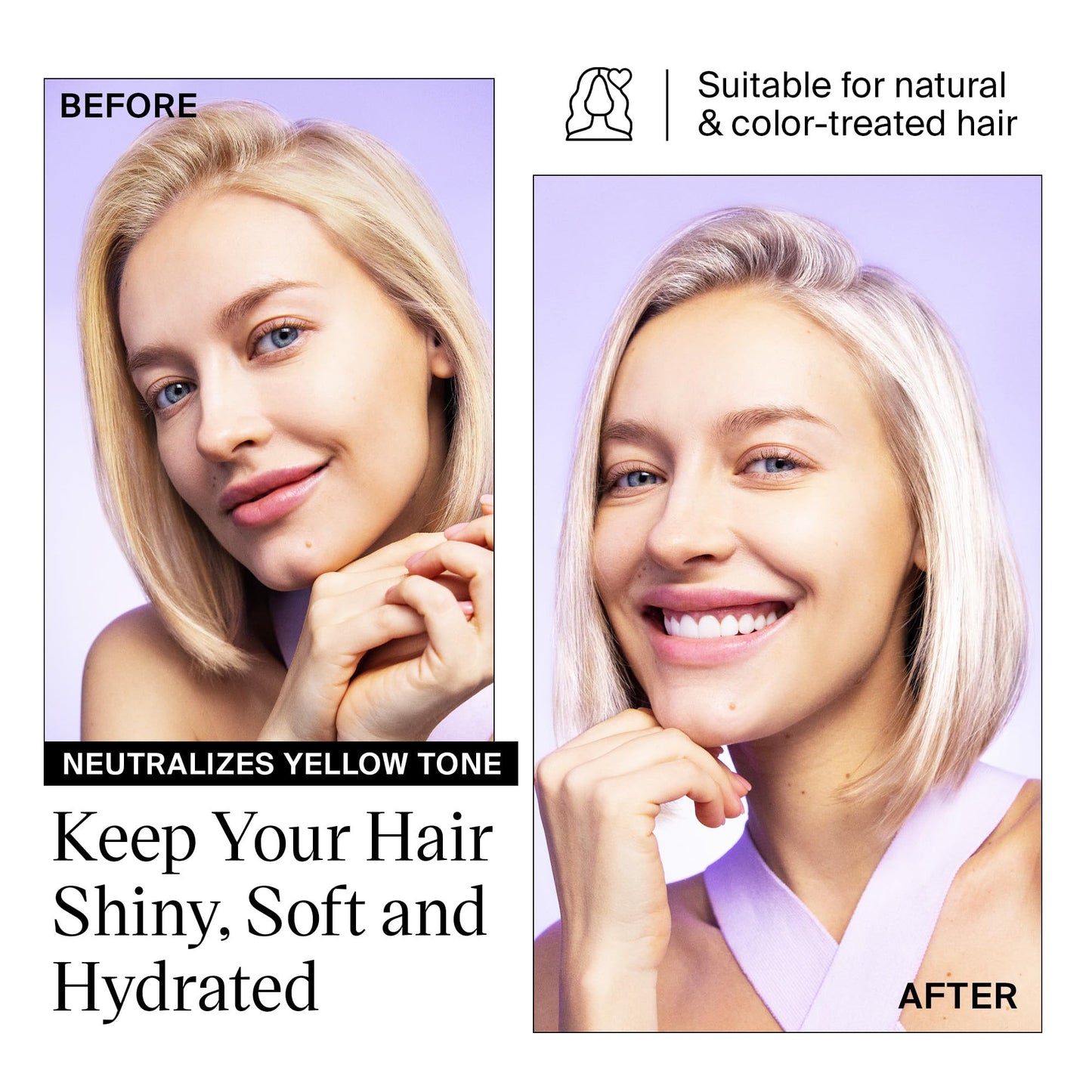EVANYC Leave-In Hair Cream for Blonde Hair, 5.4 Fl Oz - Leave In Conditioner Helps Eliminate Brassy Yellow Tones, No-Rinse Toner Beauty & Personal Care EVA·NYC