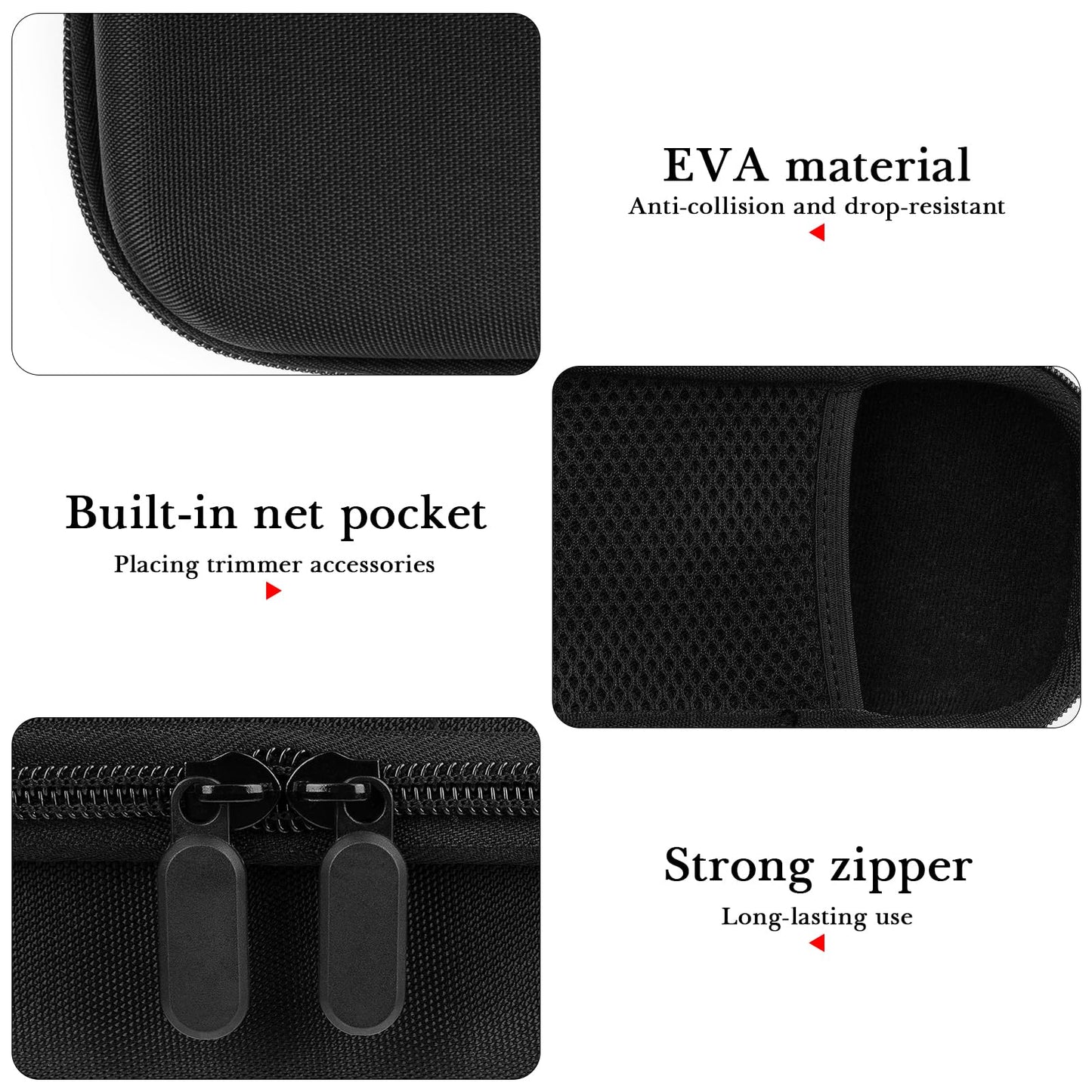 Linkidea Men's Body Hair Grooming Trimmer Travel Case, Compatible with Manscaped Lawn Mower 4.0, 3.0, HC-W032, HCW003A, Groin & Body Portable Shaver Beauty and Personal Care Linkidea