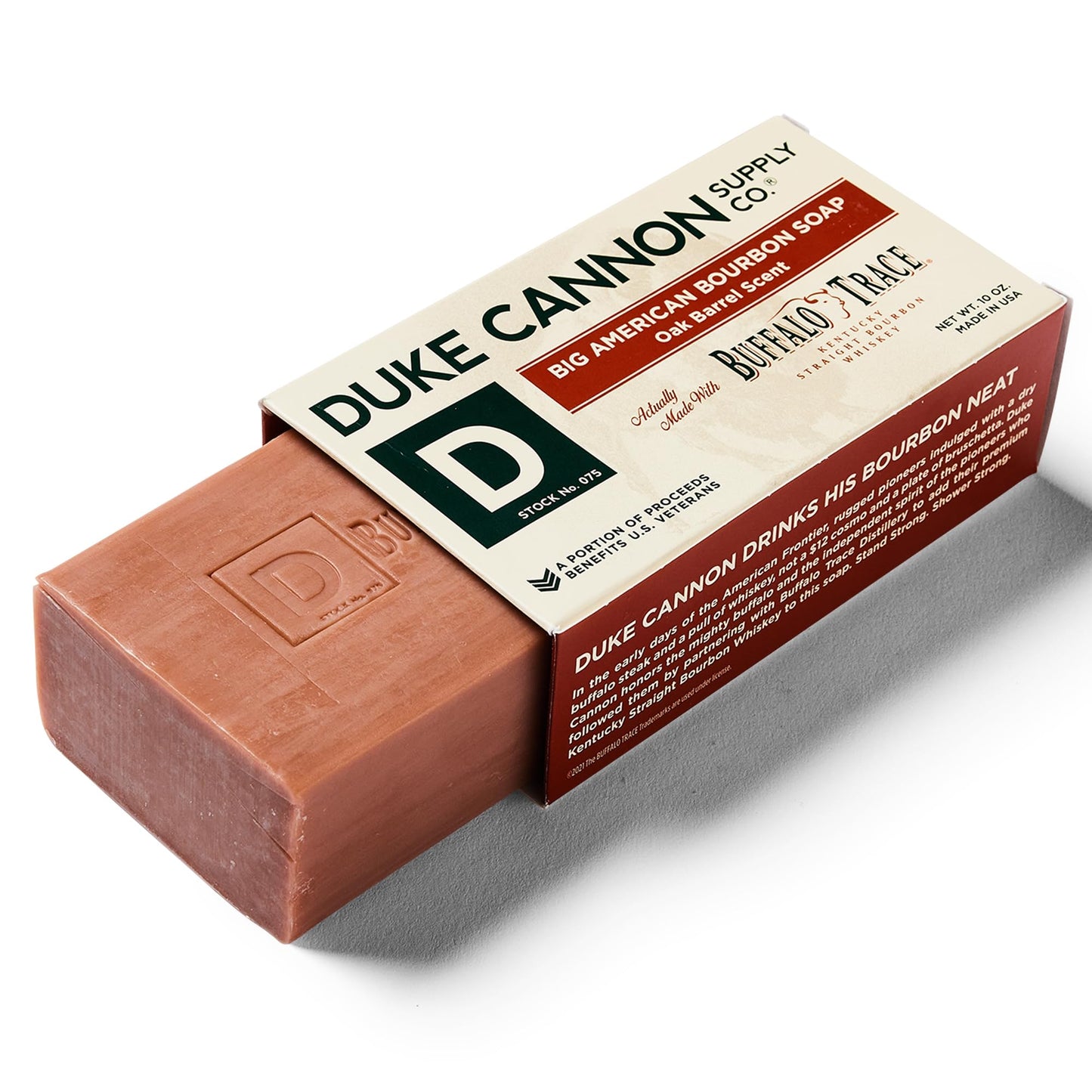 Duke Cannon Supply Co. Big Brick of Soap Bar for Men Big American Bourbon Made w/Buffalo Trace (Charred Oak Barrel Scent) Multi-Pack - Superior Grade Beauty & Personal Care Duke Cannon Supply Co.