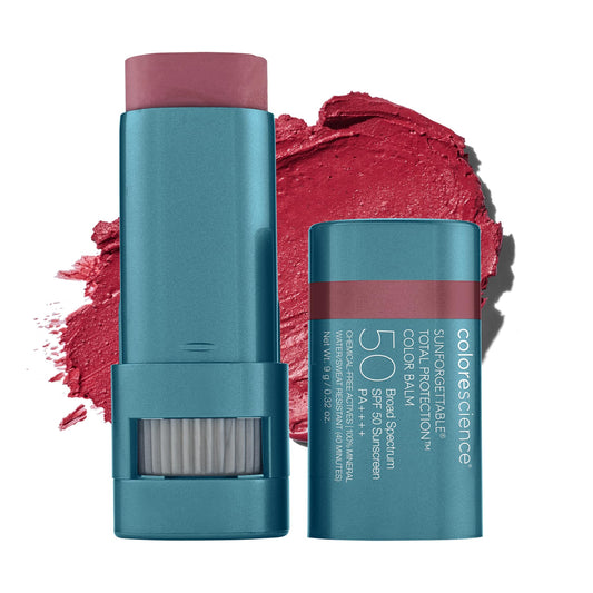 Colorescience Sunforgettable Total Protection Color Balm SPF 50, for Cheeks & Lips - Berry Beauty and Personal Care Colorescience