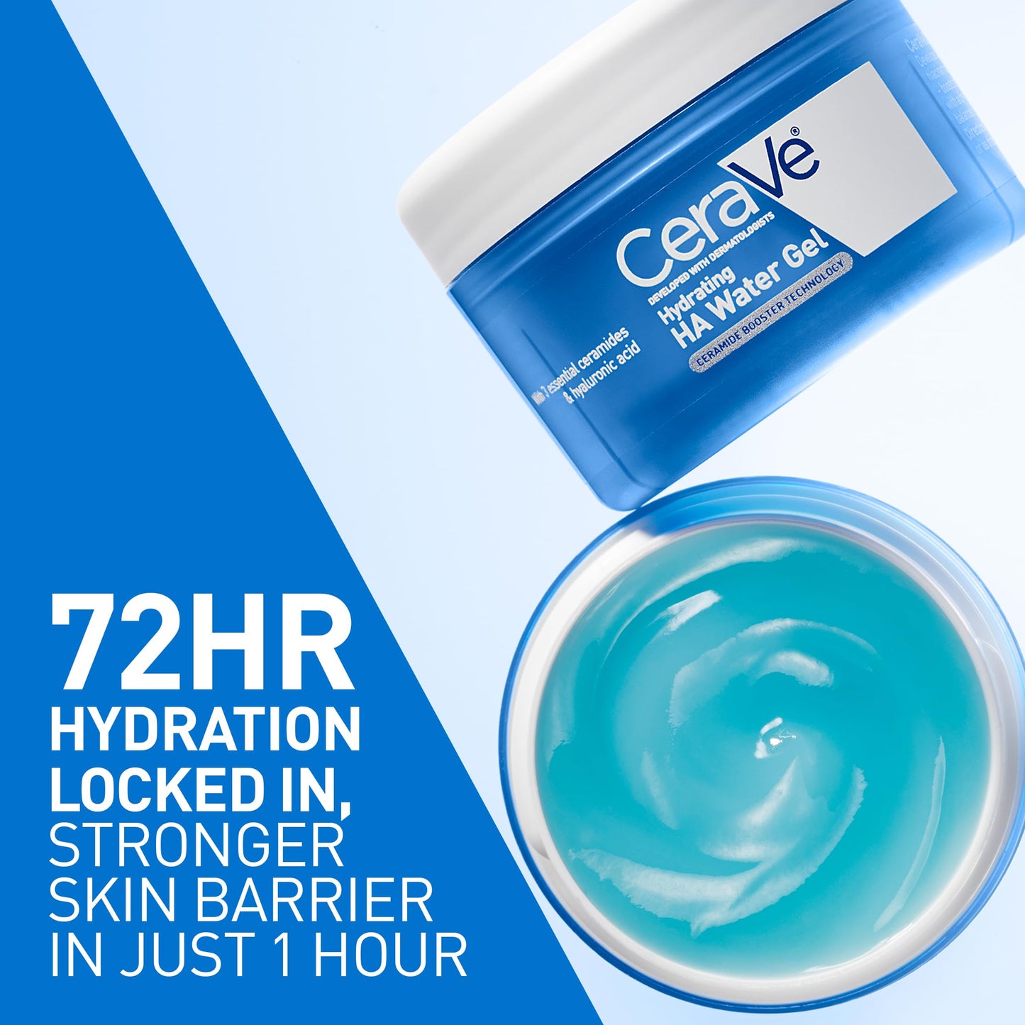 CeraVe Hydrating Hyaluronic Acid Water Gel, Lightweight Facial Moisturizer for Plumping Hydration with Ceramides, Hyaluronic Acid & Niacinamide Beauty and Personal Care CeraVe