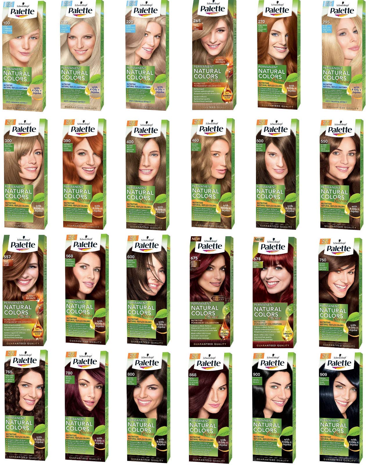 Palette Natural Colors Nourishing Permanent Hair Dye Cream 800 Dark Brown Beauty & Personal Care Palette