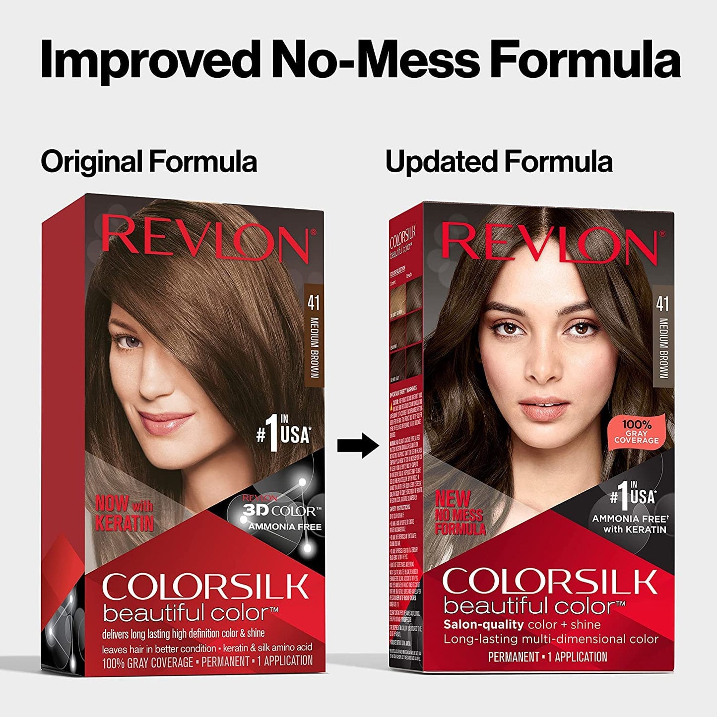 Revlon Colorsilk #41 Medium Brown (2 Pack) Beauty & Personal Care REVLON