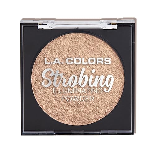 L.A. COLORS Strobing Illuminating Powder, Gold Halo CSP255 Beauty & Personal Care L.A. COLORS