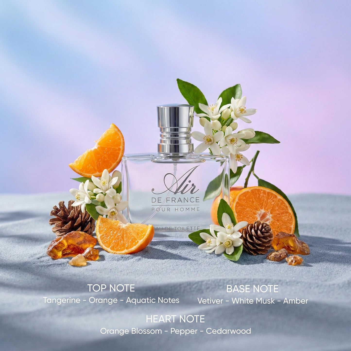 Charrier Parfums ‘Air de France pour Homme‘ Eau de Toilette Spray for Men - 50ML 1.7 Fl. Oz - Made in Provence, France Beauty & Personal Care Charrier Parfums