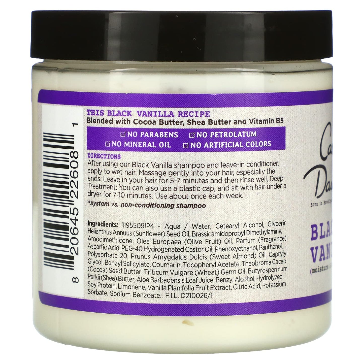 Carol's Daughter Black Vanilla Moisture & Shine Hair Smoothie, 8 Ounce Beauty & Personal Care Carol's Daughter