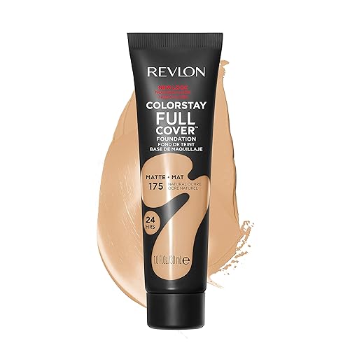 Revlon Liquid Foundation, ColorStay Face Makeup for Normal and Dry Skin, Longwear Full Coverage with Matte Finish, Oil Free, 175 Natural Ochre, 1.0 Oz Beauty & Personal Care REVLON