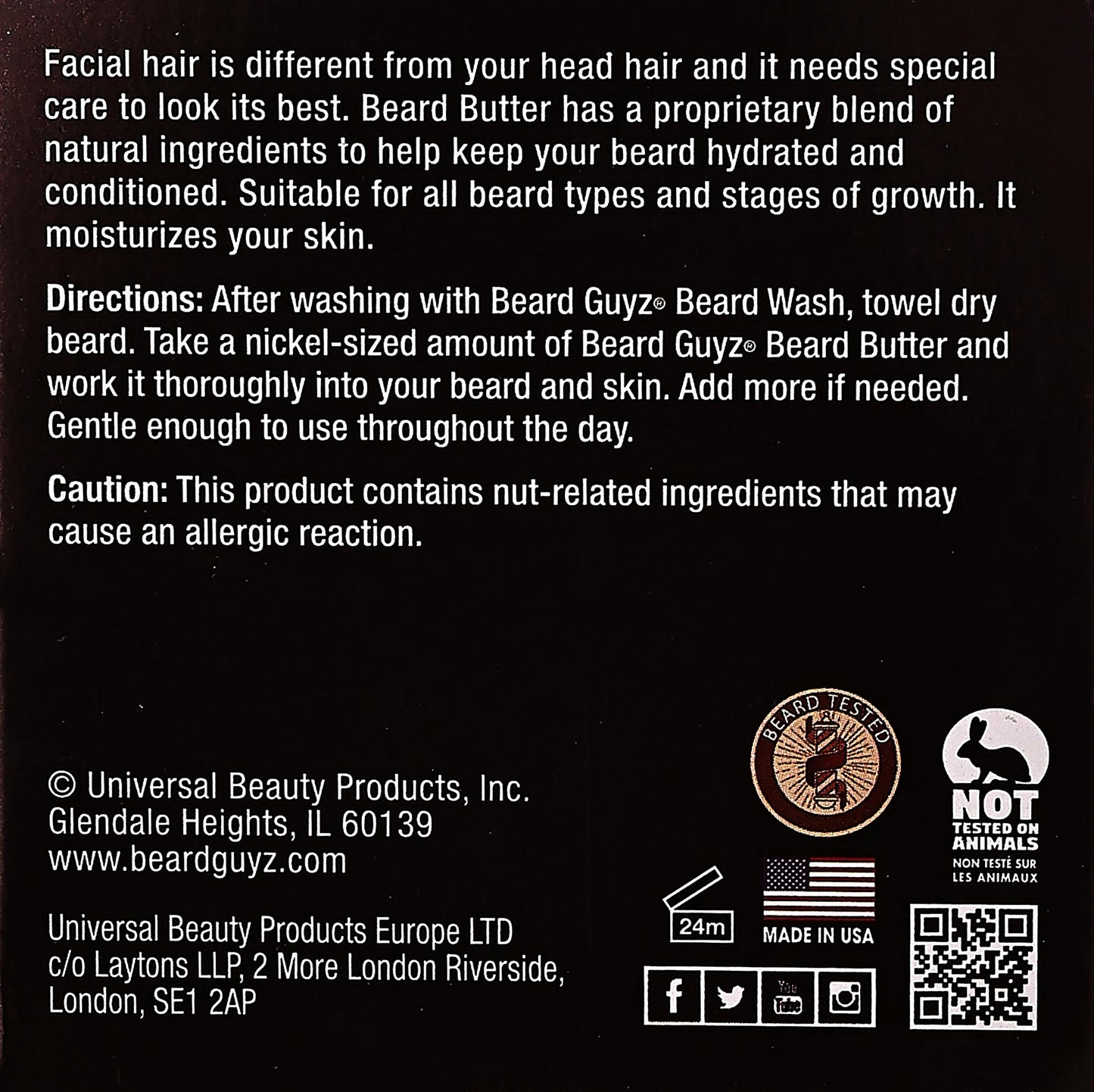 Beard Butter Original Formula, 4 Ounce (Packaging may vary) Beauty & Personal Care GROW ALPHA BEARD