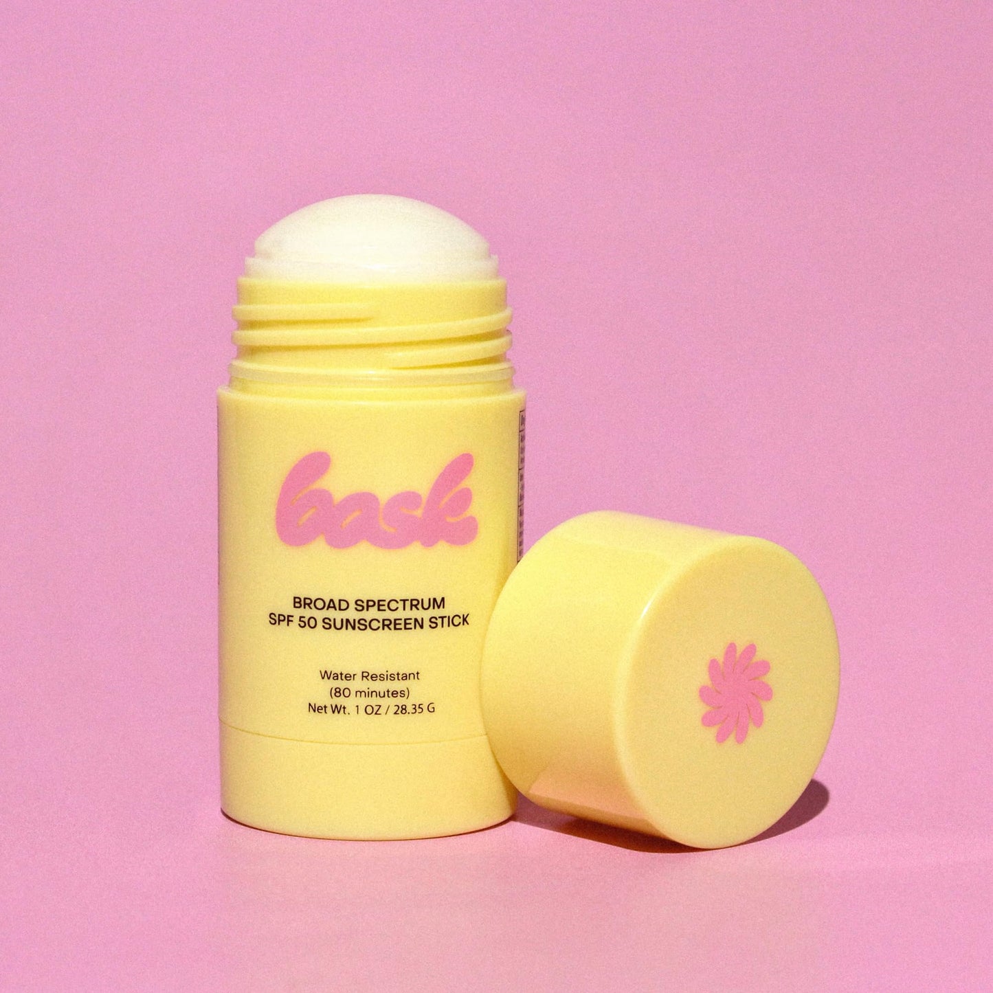 Bask SPF 50 Sunscreen Stick - Fragrance Free, Reef Safe Face & Lip Sunscreen for Broad Spectrum Protection - Dermatologist Recommended, Moisturizing Beauty & Personal Care Bask