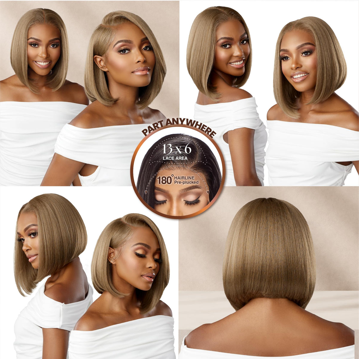 Sensationnel Bare Lace 13x6 Wig-Unit 3, SH/PLATINUM