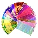 Beaute Galleria 24 Pieces Mixed Colors Nail Art DIY Holographic Shattered Broken-Glass Reflective Mirror Shard Effect Rainbow Thin Iridescent Beauty & Personal Care BEAUTÉ GALLERIA