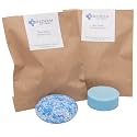 Redeem Soap Company Blue Musk Shampoo & Conditioner Bar Set - Made in USA - 3oz Shampoo + 1oz Conditioner - Zero Waste, Plastic-Free, SLS-Free Beauty & Personal Care Redeem Soap Company