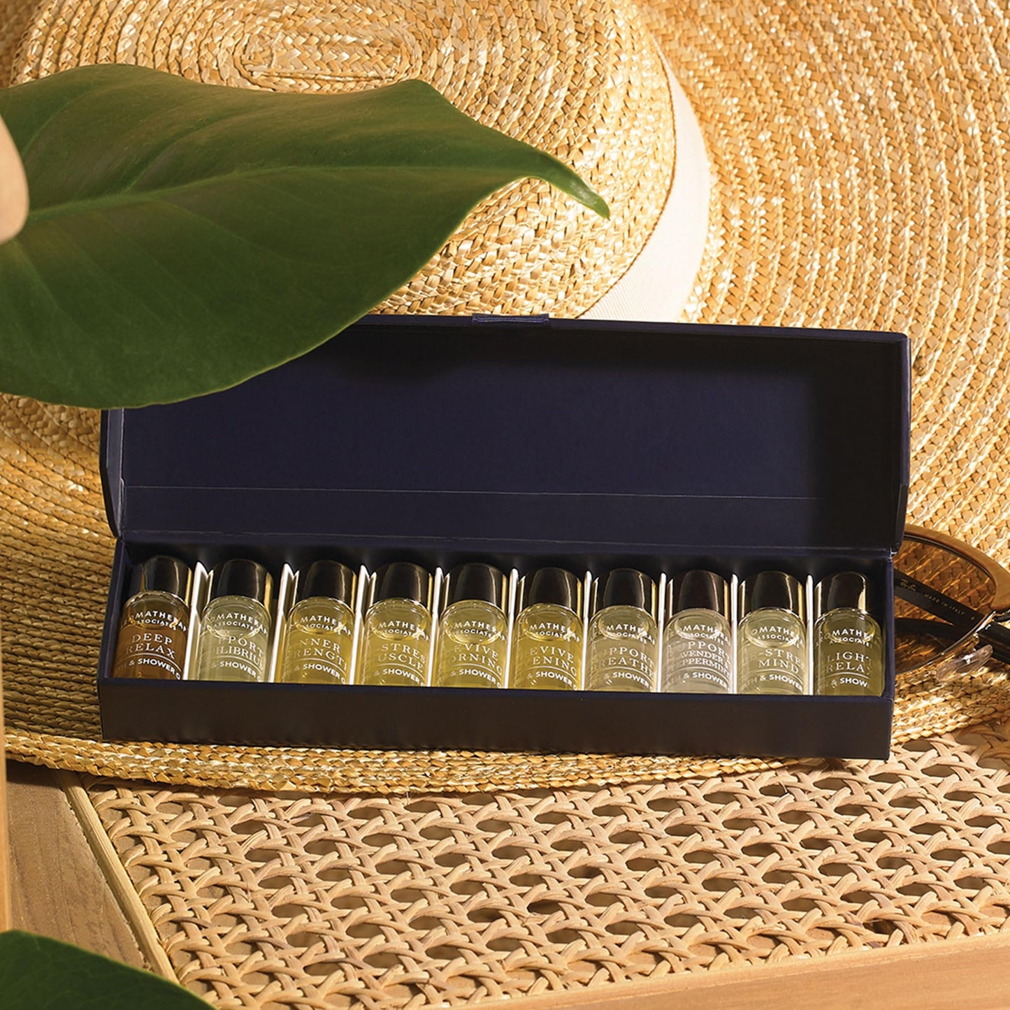Aromatherapy Associates Essential Oil Blends - Luxury Shower and Body Oils for Dry Skin, Daily Aromatherapy Care for Men & Women, 10-Pack (0.10 fl oz Beauty and Personal Care Aromatherapy Associates