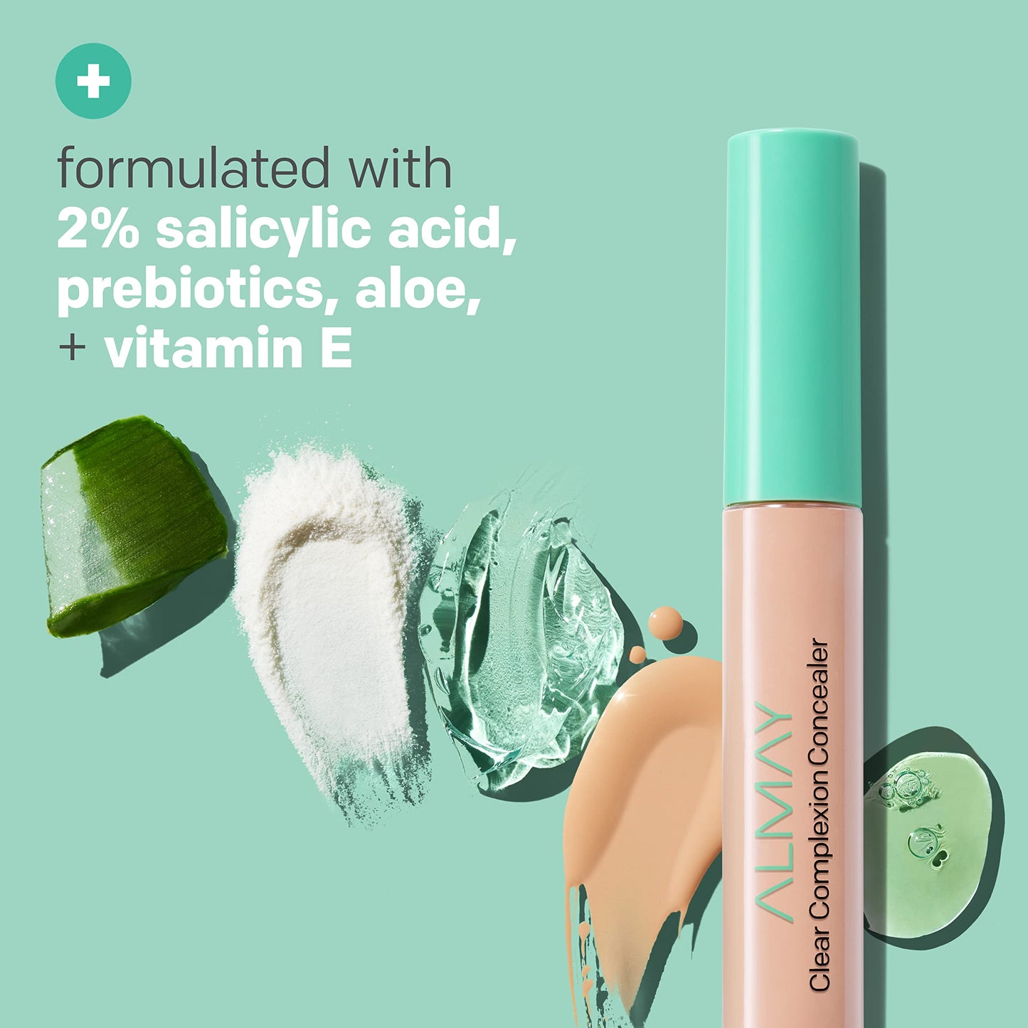 Almay Clear Complexion Acne & Blemish Spot Treatment Concealer Makeup with Salicylic Acid- Lightweight, Full Coverage, Hypoallergenic, Fragrance-Free Beauty & Personal Care Almay