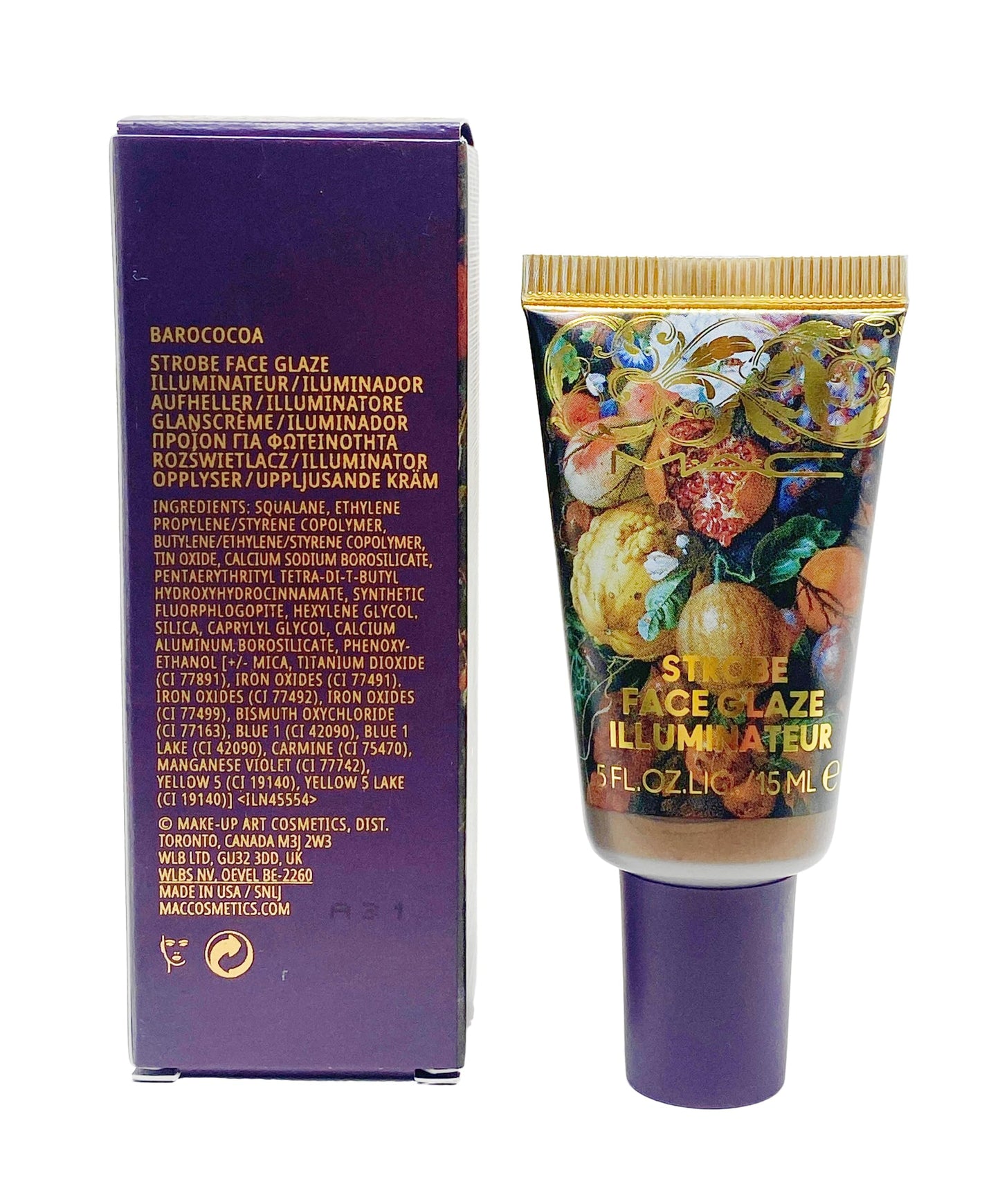 M.A.C Strobe Face Glaze Illuminateur - Barococoa (.5 Fl Oz/15 mL) Beauty & Personal Care MAC