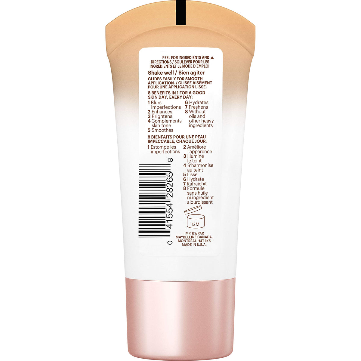 Maybelline Dream Fresh BB 8-in-1 Beauty Balm Skin Perfector SPF 30, Medium/Deep 1 oz ( Pack of 2)