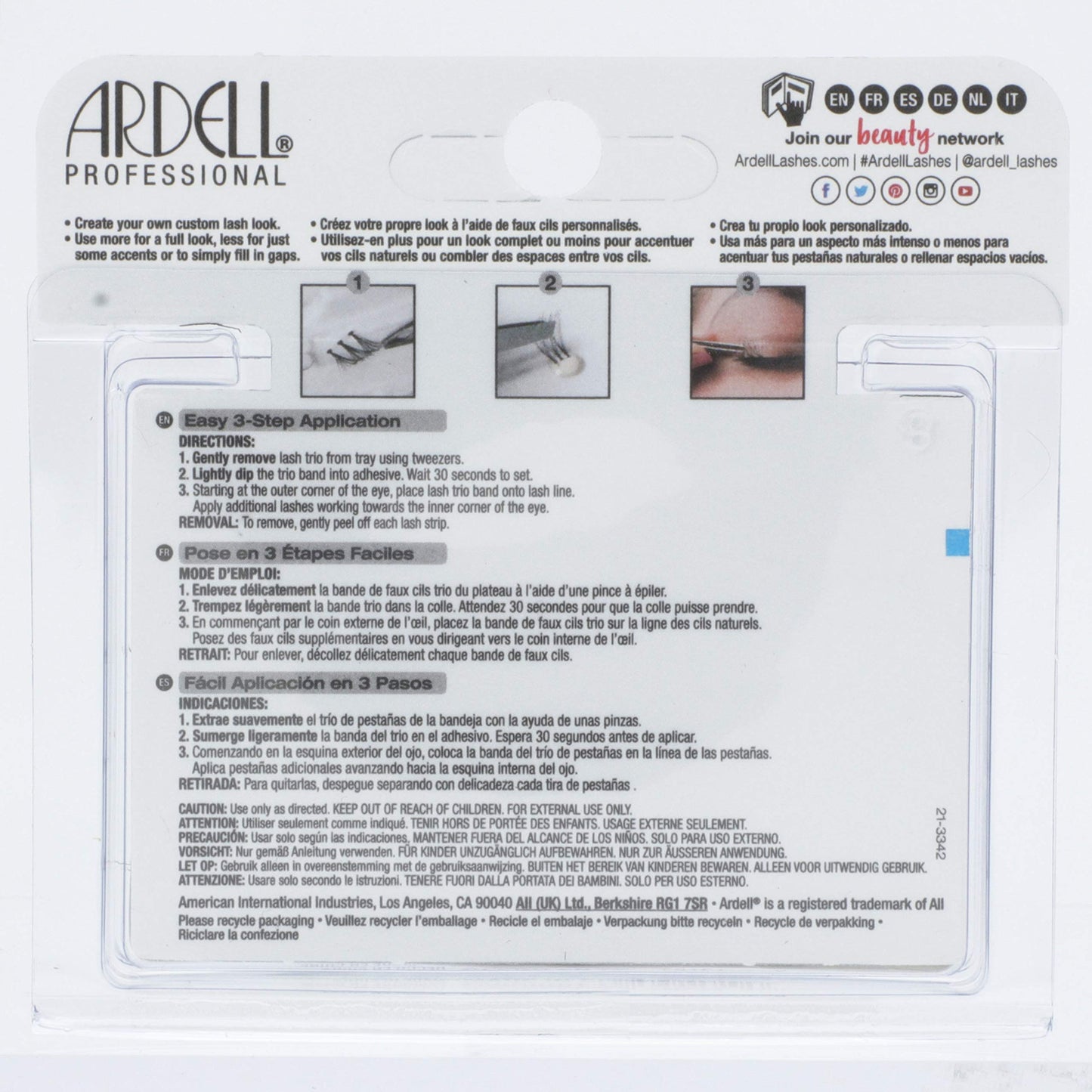 Double Up Trio Individuals Long Black Beauty & Personal Care Ardell
