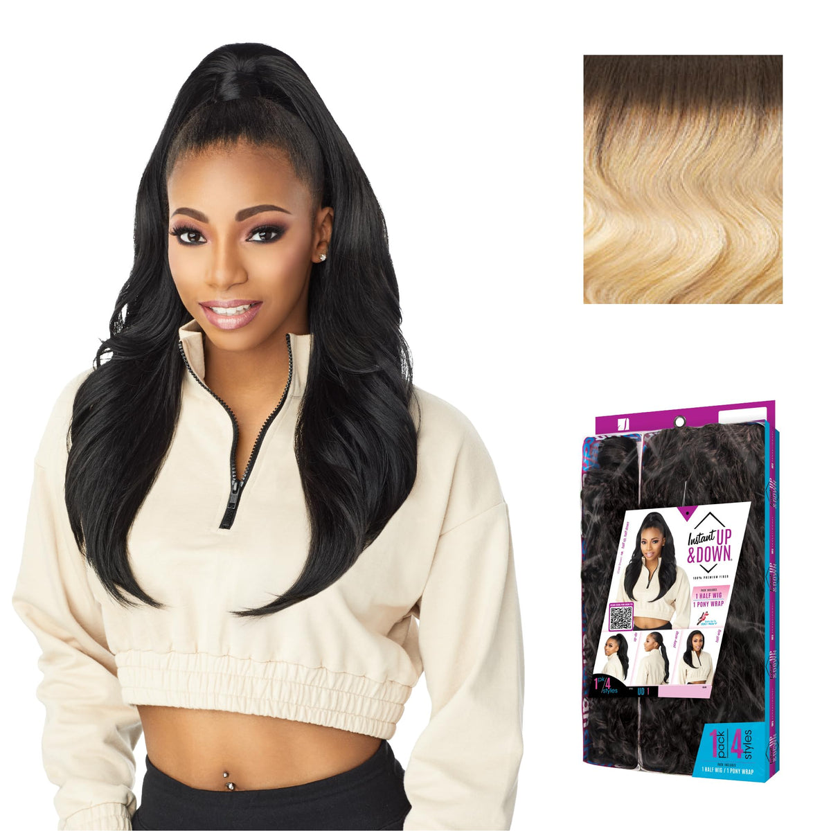 Sensationnel Instant Updown Halfwig Pony-Iud 1, T2/613