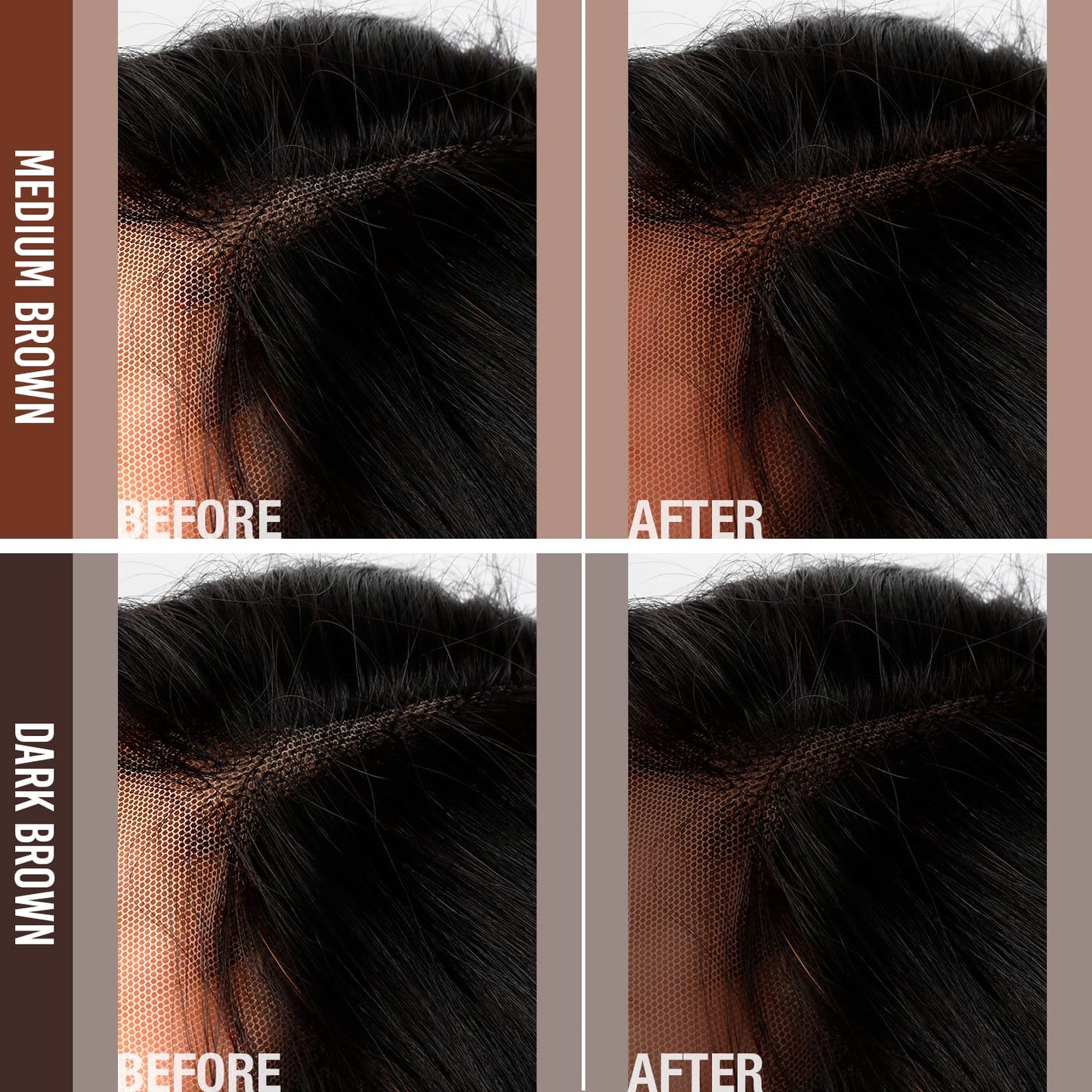STAR CARE 1 THE 4 Cosmetics Argan & Olive Infused Lace Tint Mousse 3.38oz/ 100ml Concealer Tinted Mousse for Lace Wigs Hair Wigs Perfect Match Your Beauty & Personal Care STAR CARE