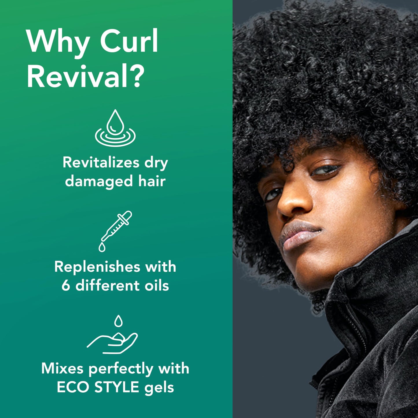 Eco Style Gel Booster Curl Revival Beauty & Personal Care Eco Style