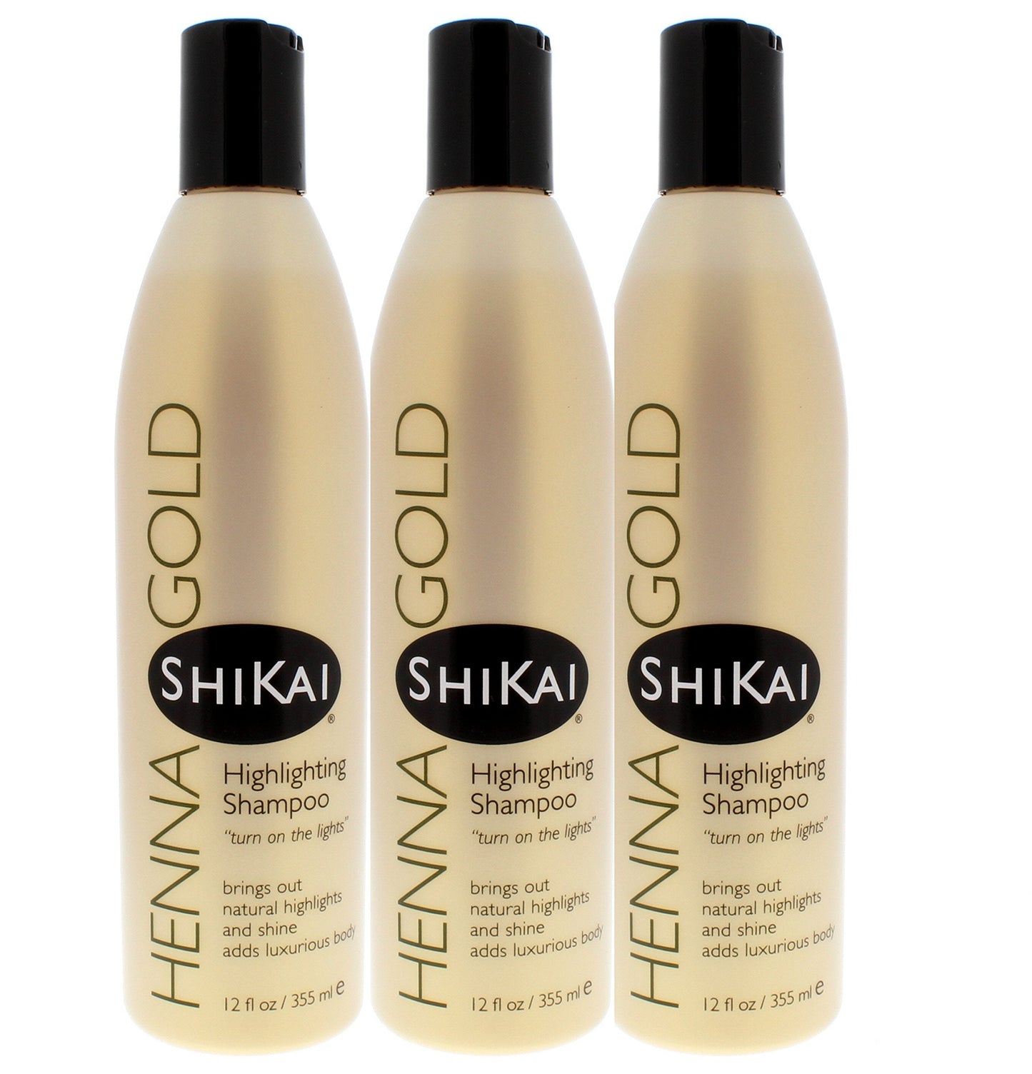 Shikai - Henna Gold Highlighting Shampoo, Brings Out Natural Highlights & Shine, Adds Luxurious Body, Plant-Based Formula with Non-Coloring Henna Beauty & Personal Care ShiKai