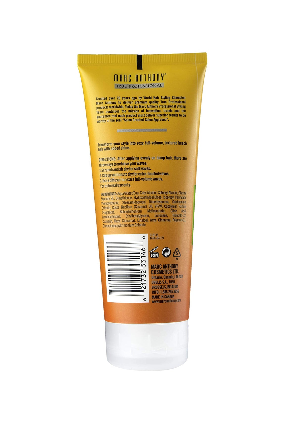 Marc Anthony Coconut Beach Waves Texture Cream 5.9 Ounce (175ml) (AB-146572) Beauty & Personal Care Marc Anthony