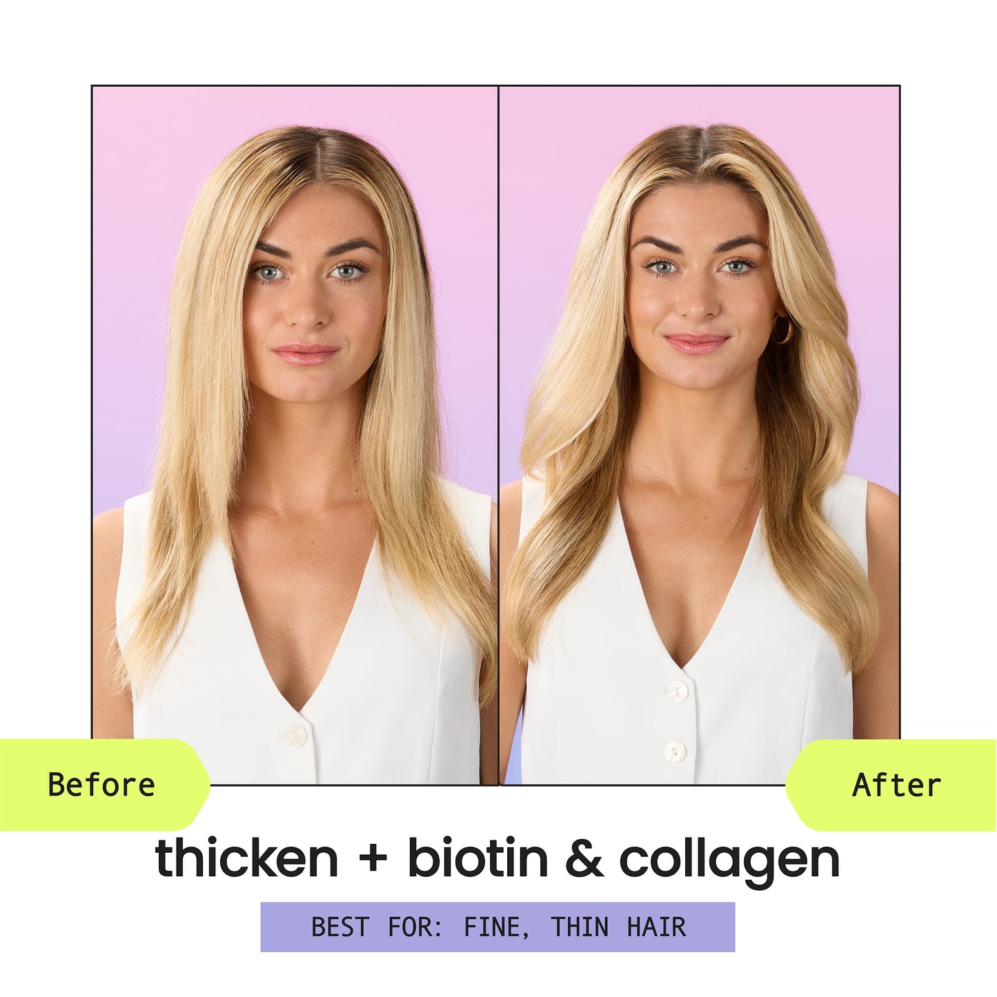 HASK Biotin & Collagan Shampoo + Conditioner Set | Color Safe, Sulfate-Free, Paraben-Free, Gluten-Free, Cruelty-Free | 16oz each, 2 Pack Beauty & Personal Care HASK