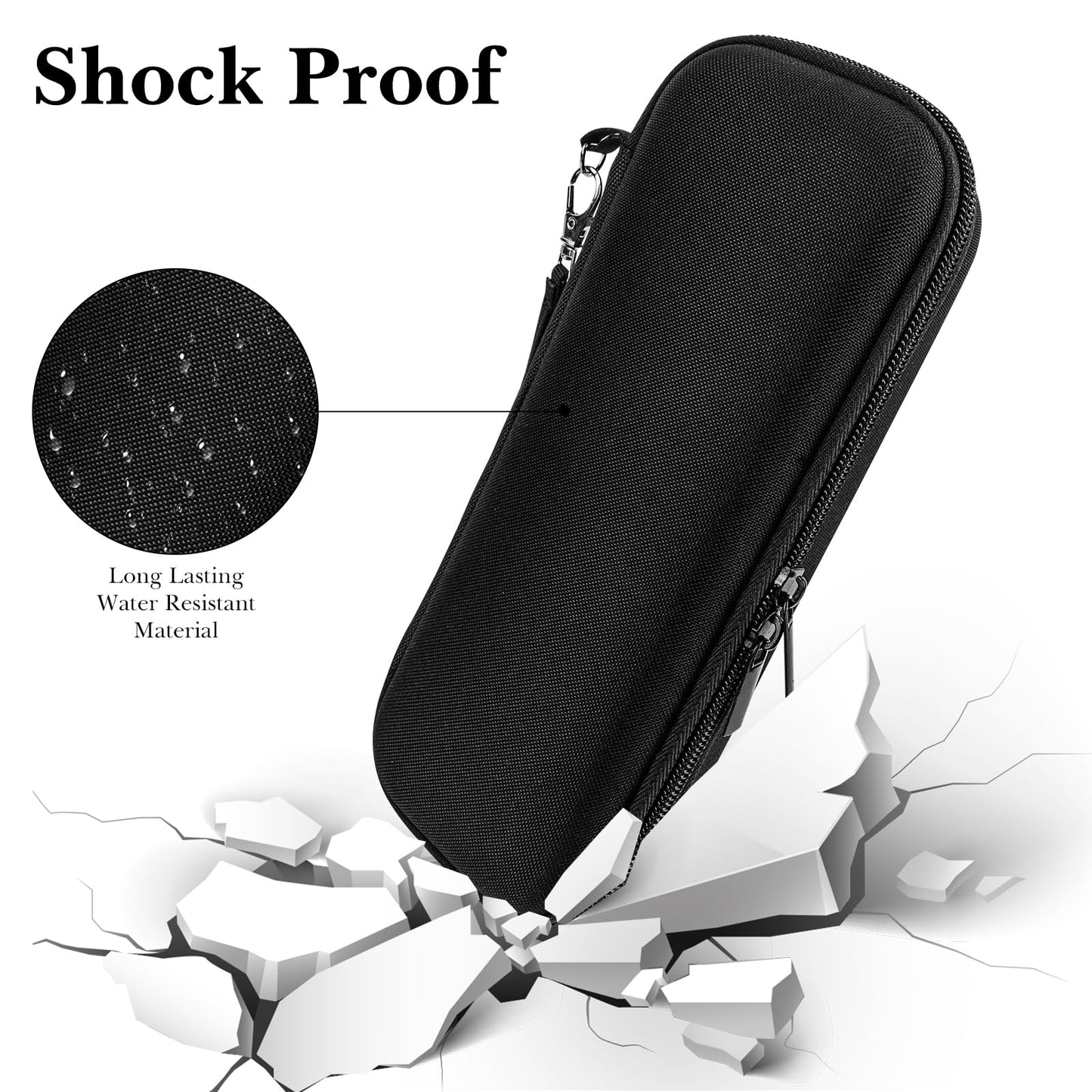 Linkidea Men's Body Trimmer Travel Case, Compatible with Manscaped Lawn Mower 3.0, 4.0, 5.0, Groin & Body Shaver, Portable Storage Bag for Grooming Beauty and Personal Care Linkidea