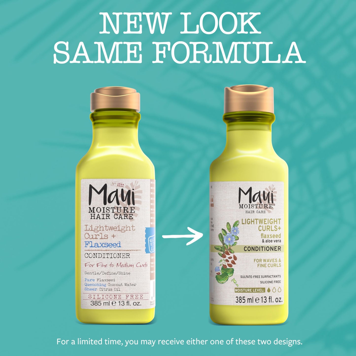 Maui Moisture Lightweight Curls + Flaxseed Conditioner, Conditioning, Paraben Free, Silicone Free, 13 Fl Oz Beauty & Personal Care Maui Moisture