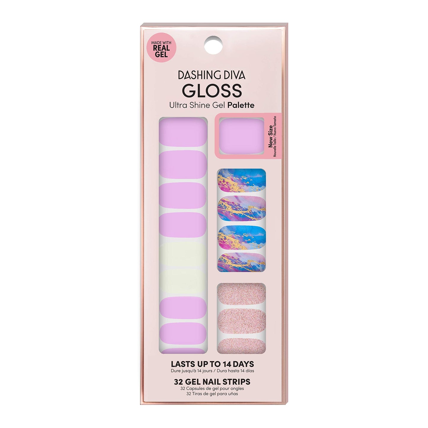 Dashing Diva Gloss Ultra Shine Gel Palette (Violet Moonstone) Beauty & Personal Care Dashing Diva