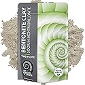 FOSSIL POWER Bentonite Clay Food Grade Powder 2 Lb - Natural Heavy Metal Detox & Pore Cleansing | Indian Healing | DIY Hair & Facial Mask Treatment Beauty & Personal Care FOSSIL POWER