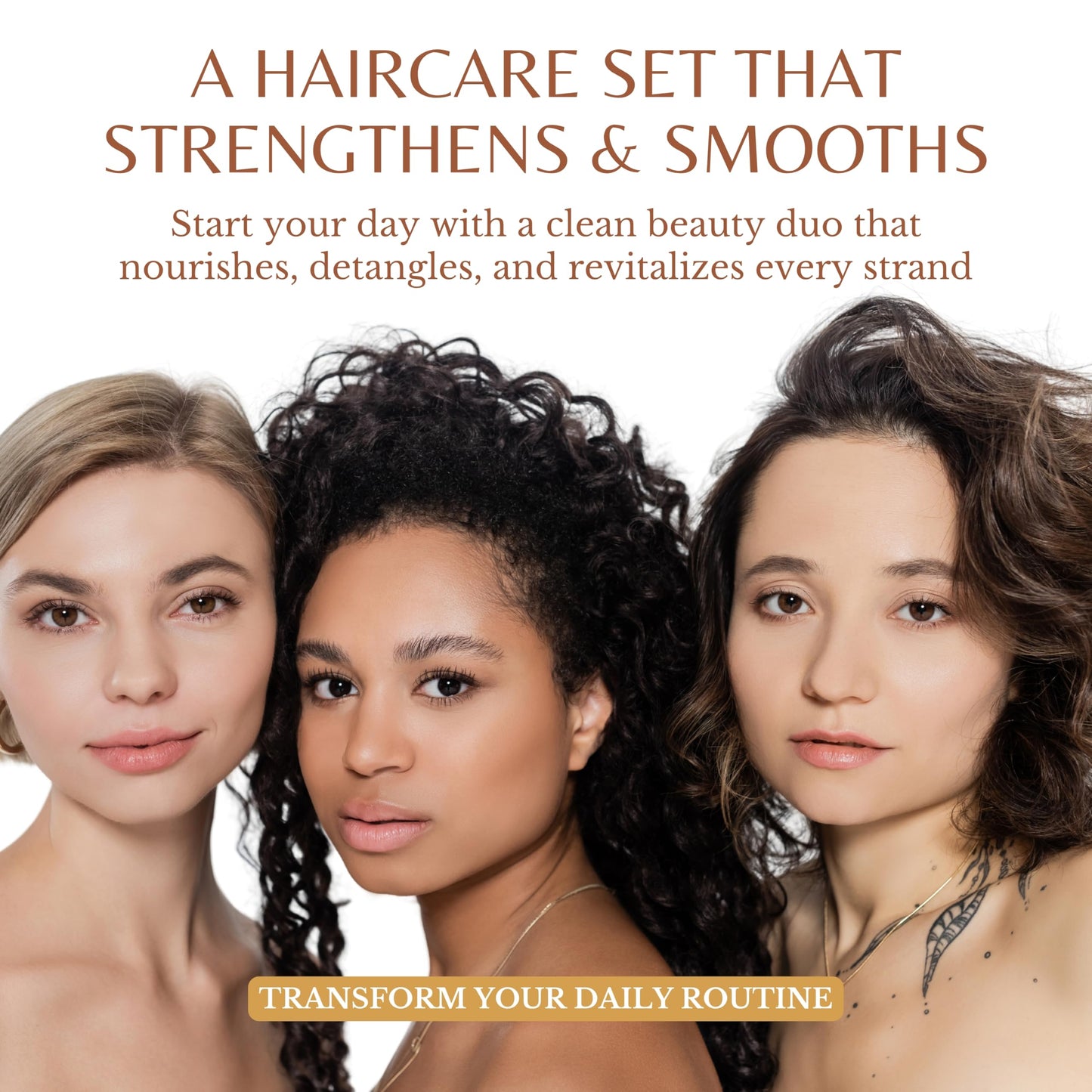Edenika Botanicals Ginger Shampoo and Conditioner Set, Fortifying Formula with Certified and Organic Ingredients Naturally Nourish, Smooth Beauty & Personal Care EDENIKA BOTANICALS
