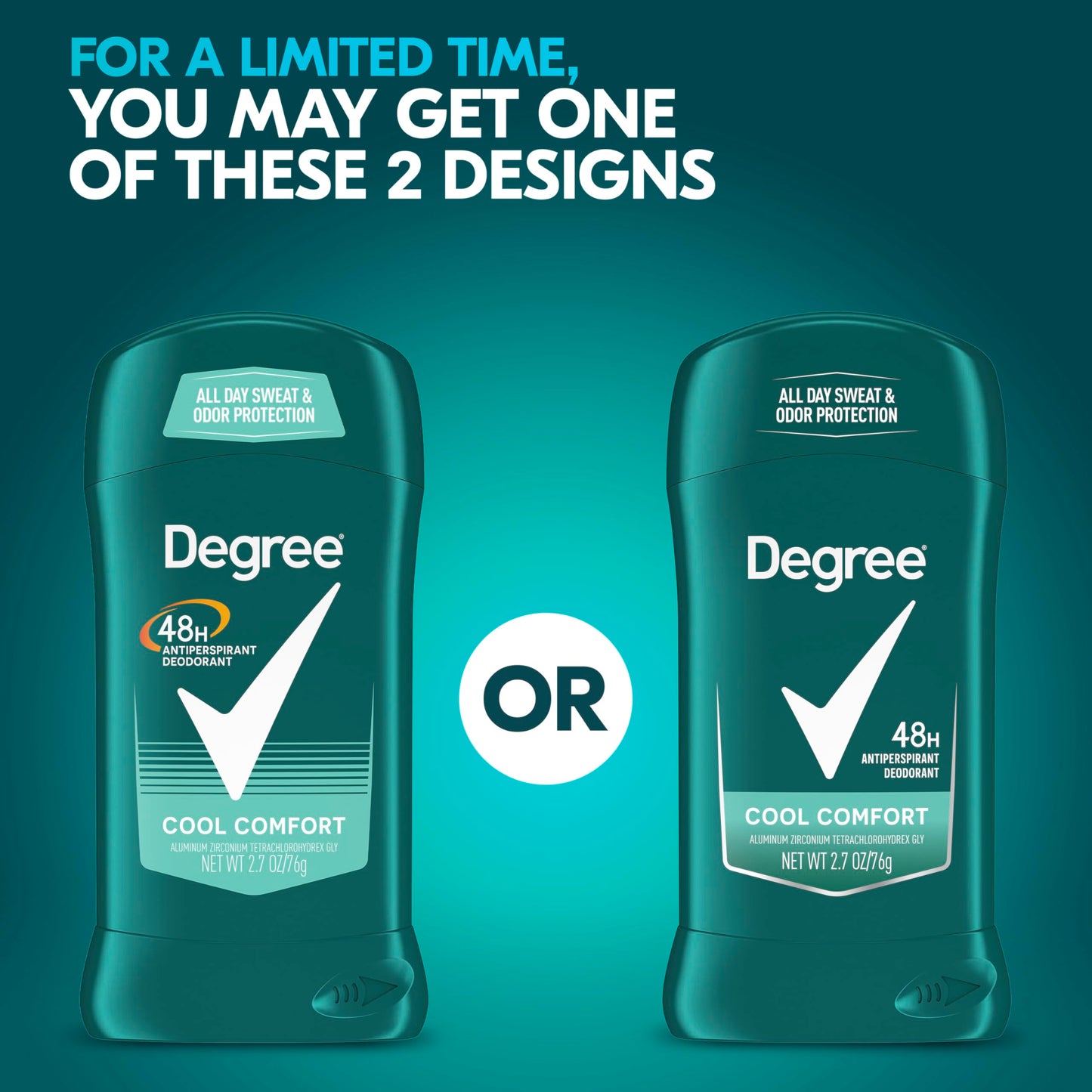 Degree Men Dry Protection Antiperspirant, Cool Comfort, 2.7 oz., Pack of 6 Beauty and Personal Care Degree