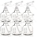 Youngever 6 Pack Empty Plastic Spray Bottles, Spray Bottles for Hair and Cleaning Solutions (12 Ounce) Beauty & Personal Care Youngever