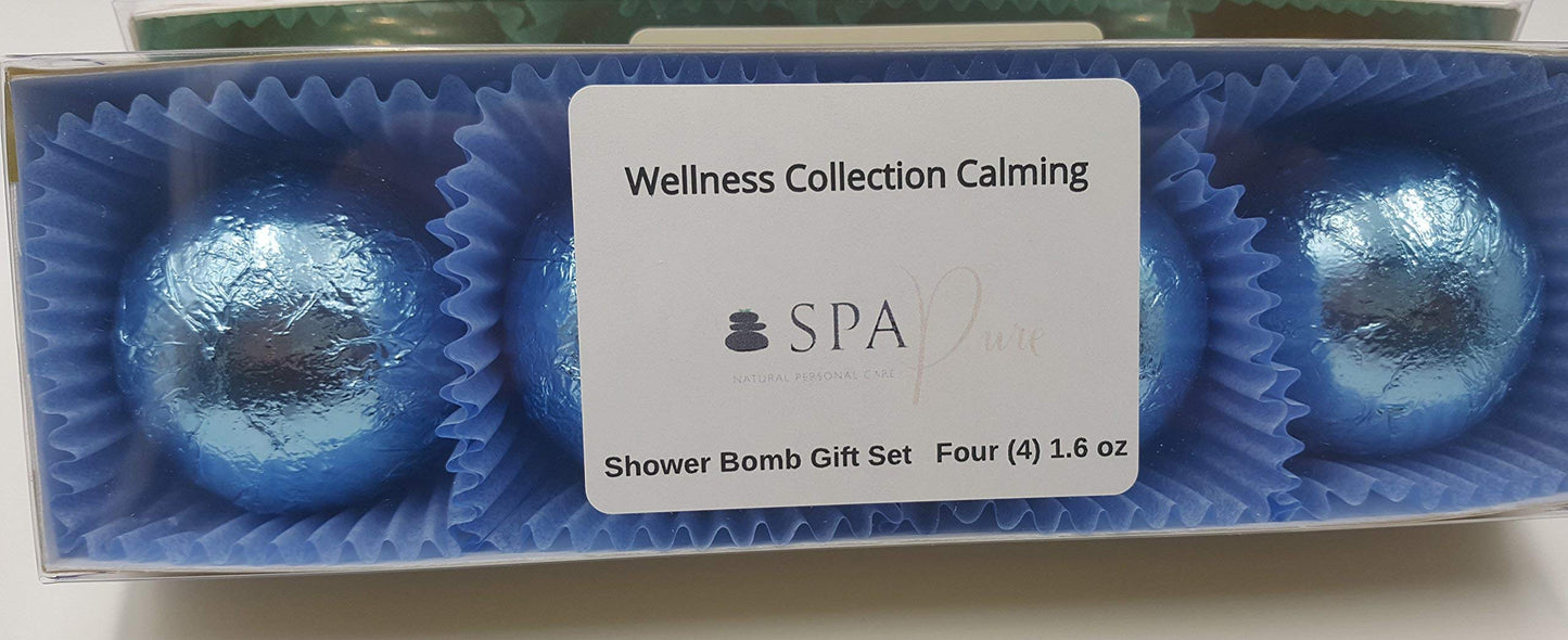 Spa Pure Calming Shower Bombs - (4-Pack) Aromatherapy Fizzing Shower Bombs by Spa Pure Naturals Beauty and Personal Care Spa Pure