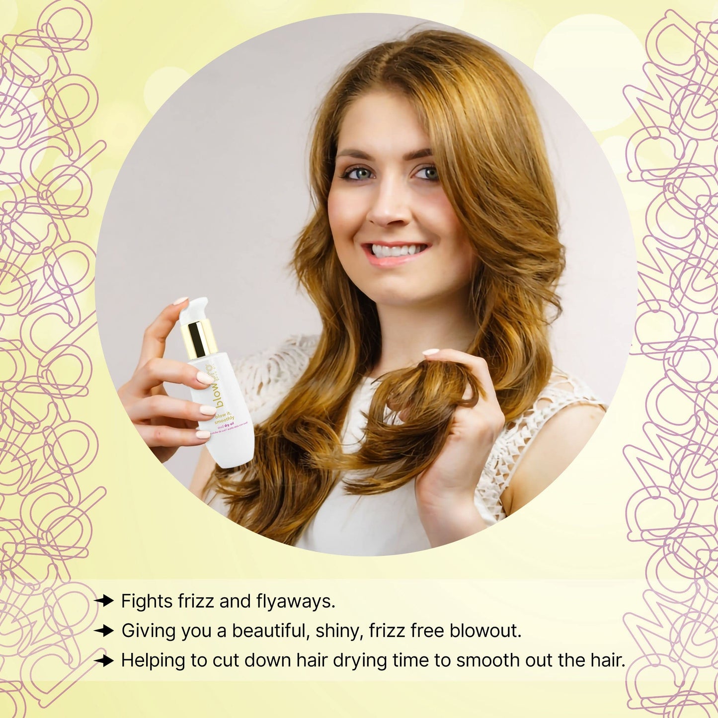 blowpro Blow It Smoothly Oud Dry Oil - Lightweight Essential Oils Serum for Added Hair Shine - Frizz-Free, Fragrant and Smooth Hair Blow Dry Finish Beauty & Personal Care blowpro