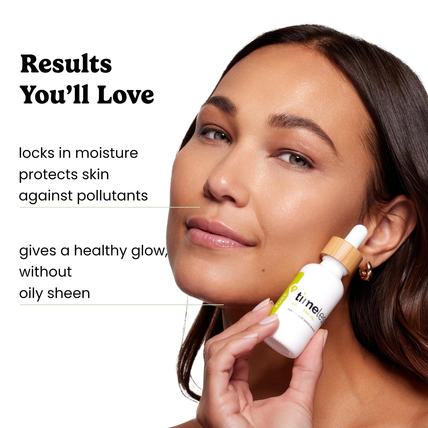 Timeless Skin Care Squalane Oil 100% Pure - Plant-Based Face Oil - Fragrance-Free - For Dry Skin - Moisturizing - 2 oz Beauty & Personal Care Timeless Skin Care