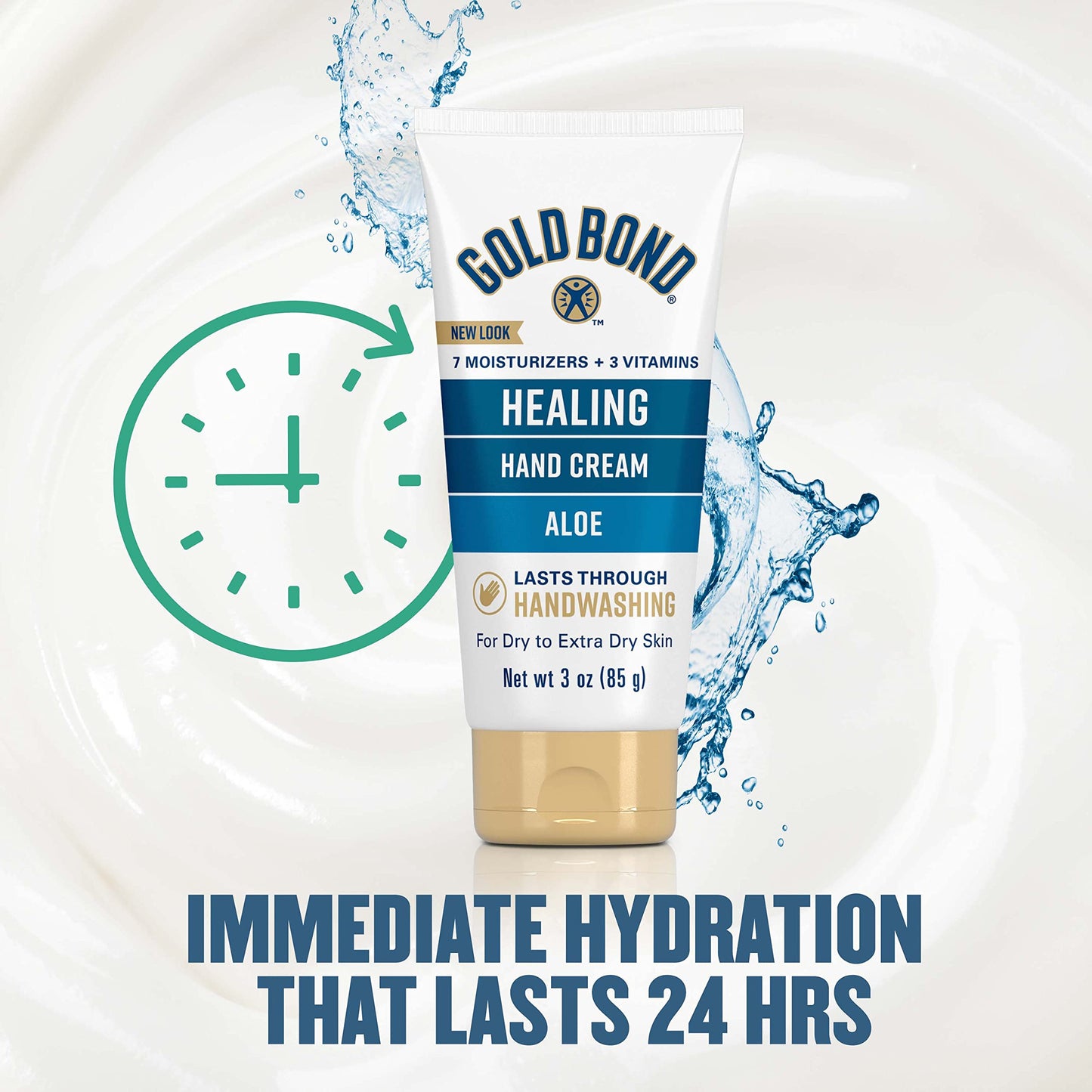 Gold Bond Ultimate Healing Hand Cream, 3 oz., Lasts Through Handwashing Beauty & Personal Care Gold Bond