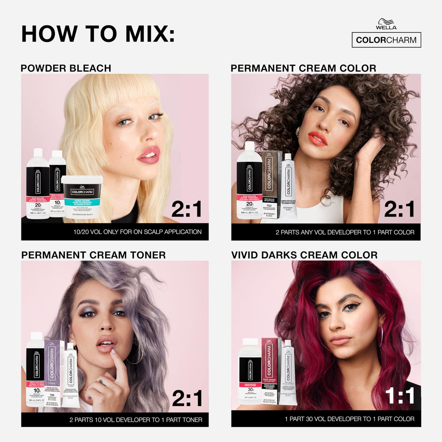 COLORCHARM Cream Hair Color Developer | 30 Volume | For Optimal Gray Blending and Rich Multi-Dimensional End Results | 32 Fl Oz Beauty and Personal Care COLORCHARM