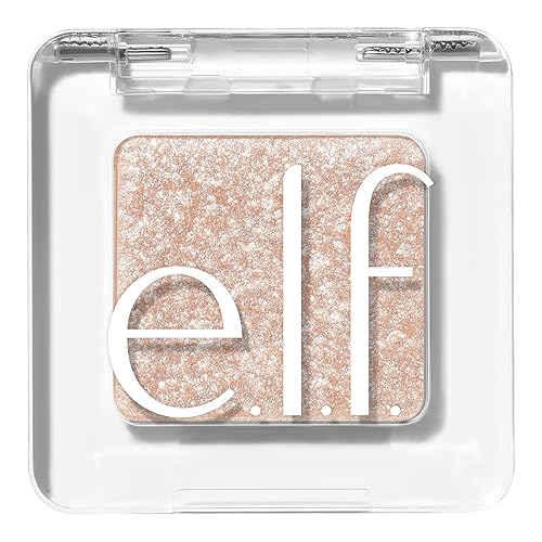 e.l.f. Fine As Fleck Glitter Eyeshadow, Long-Lasting Sheer Eye Makeup With A Shimmer Finish, Soft, Smooth Formula, Vegan , White Hot Beauty & Personal Care e.l.f.