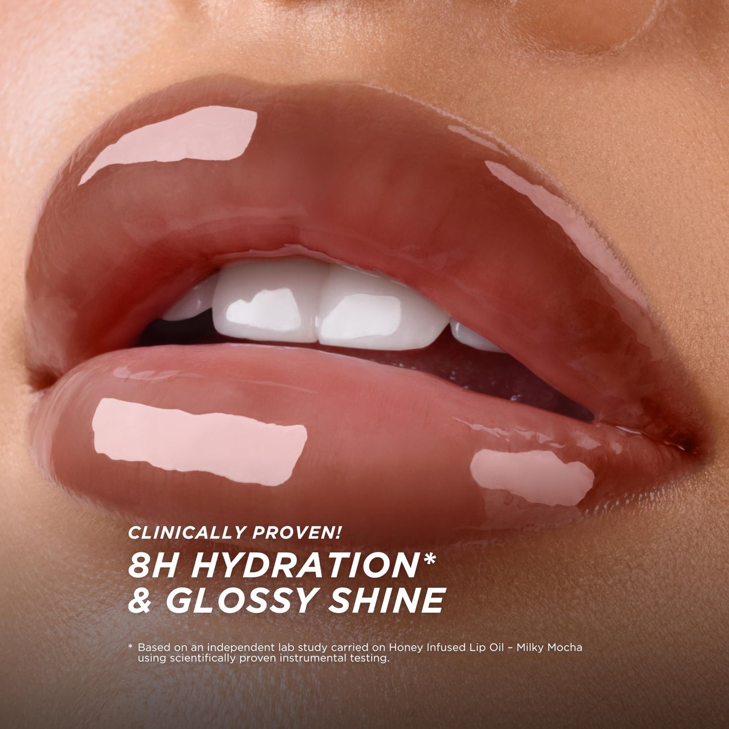 Gisou Honey Infused Lip Oil - Hydrating & Glossy Lip Oil with Mirsalehi Honey & Jojoba Seed Oil, Non-Sticky Shine, Milky Mocha, 0.27 Fl Oz Beauty and Personal Care Gisou
