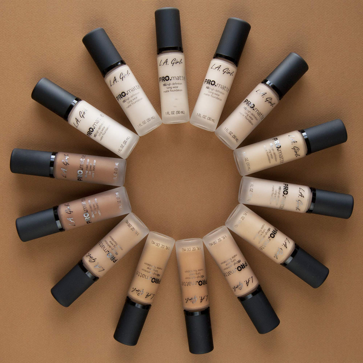 L.A. Girl PRO.Matte Foundation, Caramel