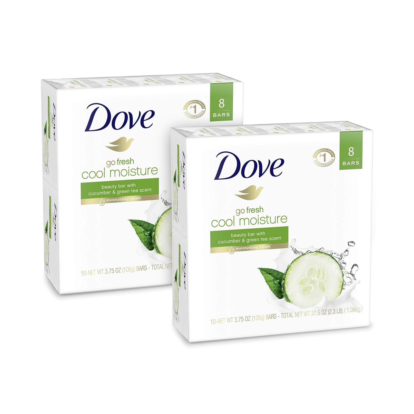 Dove More Moisturizing than Bar Soap, Cucumber and Green Tea Beauty Bar, 3.75 Ounce, 16 Count (Pack of 1) Beauty & Personal Care Dove