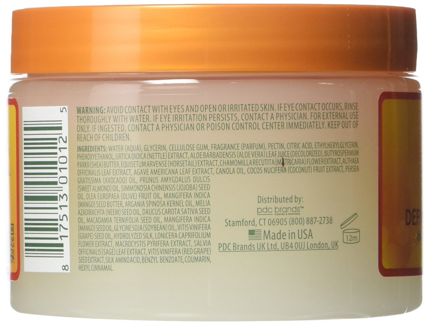 Cantu Shea Butter Define And Shine Custard 12 Ounce Jar (Pack of 6) Beauty & Personal Care Cantu